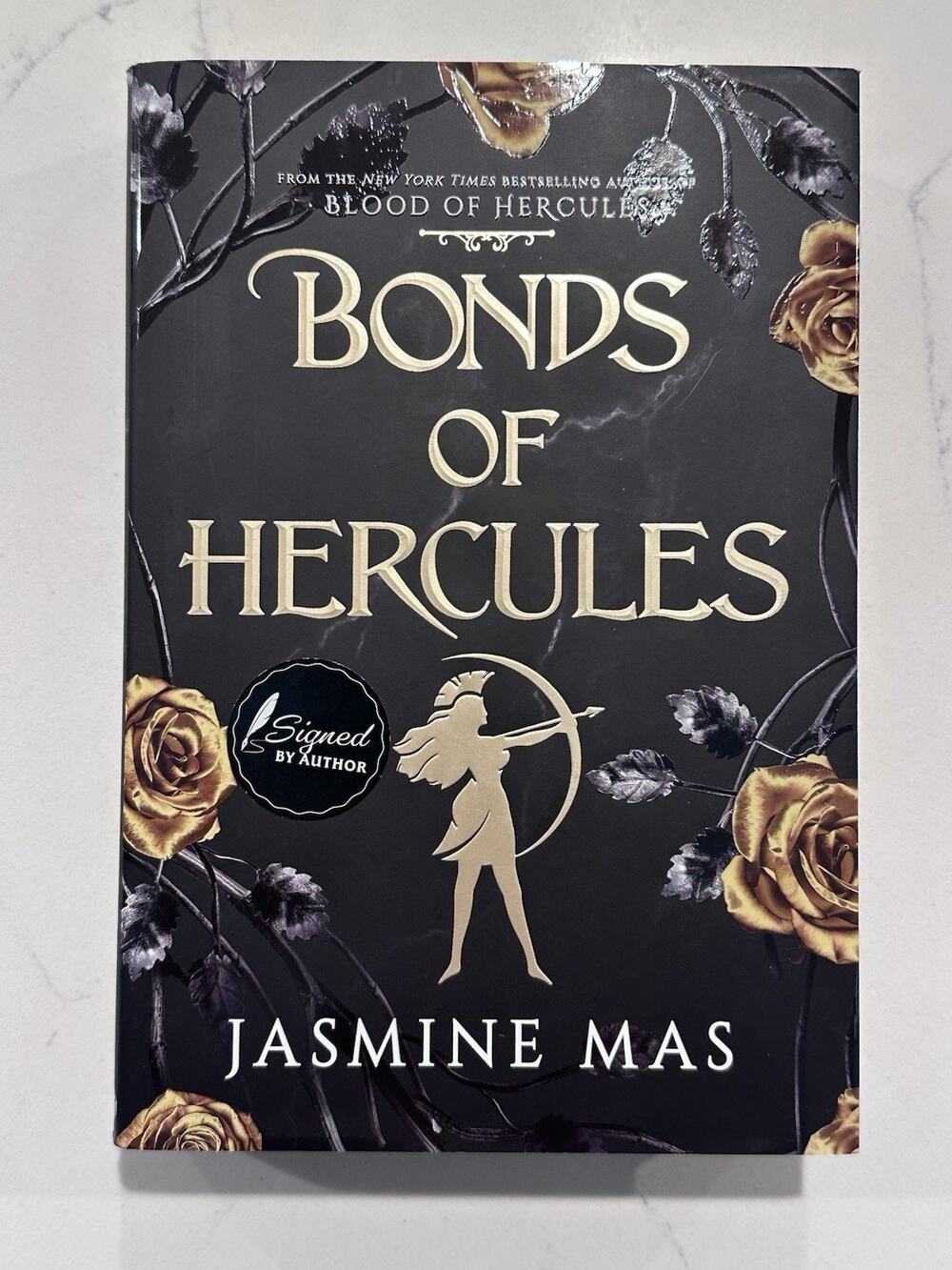 Bonds of Hercules Jasmine Mas Signed Deluxe Limited Edition Sprayed Edge New #2
